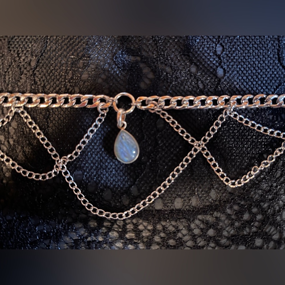 Labradorite Laced Choker - Picture 12 of 15